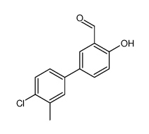 5-(4-chloro-3-methylphenyl)-2-hydroxybenzaldehyde结构式