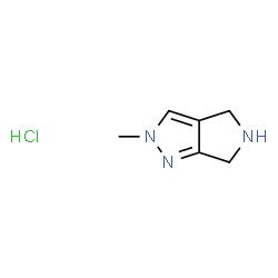 2-甲基-2,4,5,6-四氢吡咯并[3,4-C]吡唑盐酸盐结构式