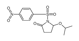 1-(4-nitrophenyl)sulfonyl-5-propan-2-yloxypyrrolidin-2-one Structure