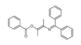 trans-4-benzoyloxy-3-methyl-1,1-diphenyl-2-azapenta-1,3-diene Structure