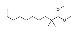 1,1-dimethoxy-2,2-dimethyldecane Structure