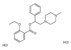 [2-(4-methylpiperazin-1-yl)-1-phenylethyl] 2-ethoxybenzoate,dihydrochloride Structure