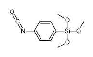 (4-isocyanatophenyl)-trimethoxysilane结构式