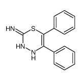 5,6-diphenyl-4H-1,3,4-thiadiazin-2-amine结构式