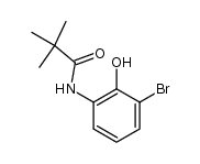 N-(3-bromo-2-hydroxyphenyl)pivalamide Structure