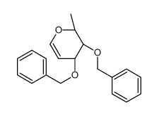 (2S,3S,4S)-2-methyl-3,4-bis(phenylmethoxy)-3,4-dihydro-2H-pyran结构式