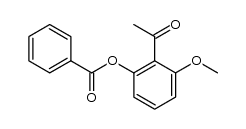 1-(2-benzoyloxy-6-methoxy-phenyl)-ethanone Structure