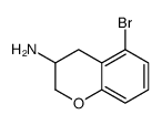 5-bromo-3,4-dihydro-2H-chromen-3-amine结构式