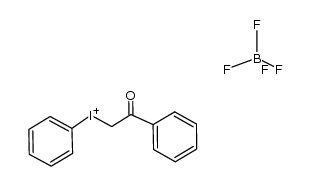 tetrafluoro-l4-borane, (2-oxo-2-phenylethyl)(phenyl)iodonium salt结构式