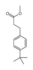 3-(4-TERT-BUTYLBENZENE)PROPIONIC ACID, METHYL ESTER structure