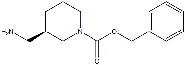 (R)-1-Cbz-3-(aMinoMethyl)piperidine结构式