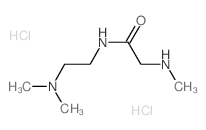 N-[2-(Dimethylamino)ethyl]-2-(methylamino)-acetamide dihydrochloride结构式