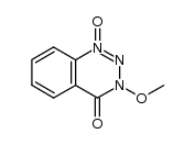 3-methoxy-1,2,3-benzotriazin-4(3H)-one 1-oxide结构式