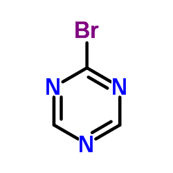 2-Bromo-1,3,5-triazine Structure