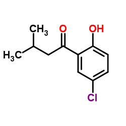 1-BUTANONE, 1-(5-CHLORO-2-HYDROXYPHENYL)-3-METHYL-结构式