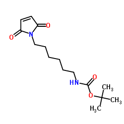 Mal-C4-NH-Boc Structure