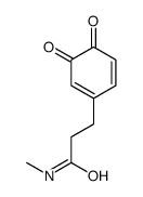 dihydrocaffeiyl methyl amide quinone Structure
