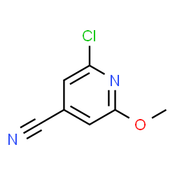 2-Chloro-6-methoxyisonicotinonitrile Structure