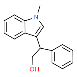 2-(1-Methyl-3-indolyl)-2-phenylethanol结构式