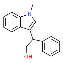 2-(1-Methyl-3-indolyl)-2-phenylethanol Structure