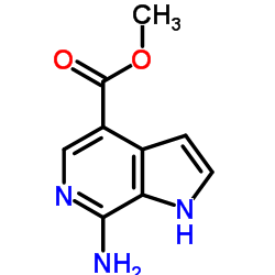 Methyl 7-amino-1H-pyrrolo[2,3-c]pyridine-4-carboxylate Structure