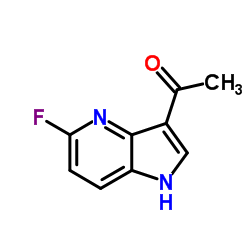 1-(5-Fluoro-1H-pyrrolo[3,2-b]pyridin-3-yl)ethanone Structure