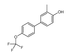 2-methyl-4-[4-(trifluoromethoxy)phenyl]phenol结构式
