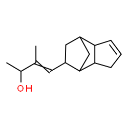 hexahydromethanoinden-6-yl isopentenol结构式