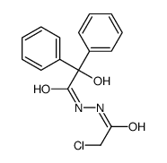 N'-(2-chloroacetyl)-2-hydroxy-2,2-diphenylacetohydrazide Structure
