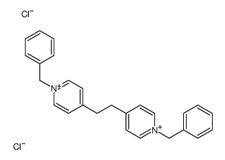 1-benzyl-4-[2-(1-benzylpyridin-1-ium-4-yl)ethyl]pyridin-1-ium,dichloride Structure