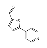 5-吡啶-4-噻吩-2-甲醛结构式