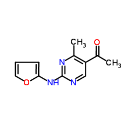 1-[2-(2-Furylamino)-4-methylpyrimidin-5-yl]-ethanone图片