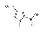 1H-Pyrrole-2-carboxylic acid, 4-formyl-1-methyl- (9CI) structure