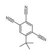 5-tert-butylbenzene-1,2,4-tricarbonitrile结构式