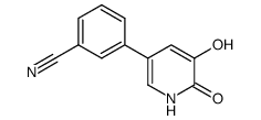 5-(m-cyanophenyl)-3-hydroxypyridin-2(1H)-one Structure