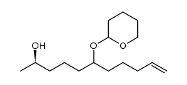(2R)-6-(tetrahydro-2H-2-pyranyloxy)-10-undecen-2-ol Structure