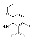 2-Amino-3-ethoxy-6-fluorobenzoic acid Structure