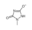 2-methyl-5-oxo-1H-1,2,4-triazol-3-olate Structure