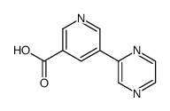 5-pyrazin-2-ylpyridine-3-carboxylic acid结构式