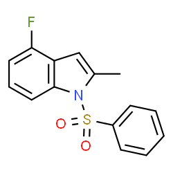 1H-Indole, 4-fluoro-2-methyl-1-(phenylsulfonyl)- picture