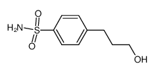 4-(3-hydroxypropyl)benzenesulfonamide结构式