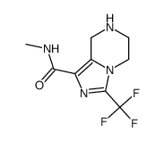 N-methyl-1-(trifluoromethyl)-5,6,7,8-tetrahydroimidazo[1,5-a]pyrazine-3-carboxamide Structure