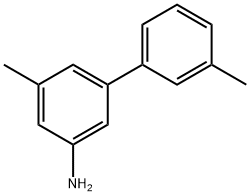 3-Methyl-5-(3-methylphenyl)aniline结构式