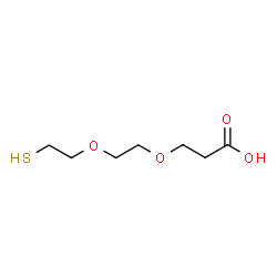 Thiol-PEG2-acid结构式