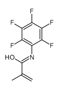 2-methyl-N-(2,3,4,5,6-pentafluorophenyl)prop-2-enamide结构式