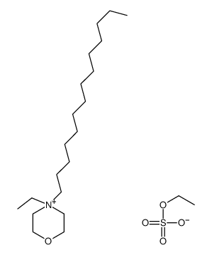 myristylethylmorpholinium ethosulfate Structure