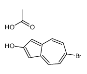 acetic acid,6-bromoazulen-2-ol Structure