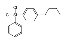(4-butylphenyl)-dichloro-phenylsilane Structure