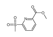 Methyl 6-(methylsulfonyl)-2-pyridinecarboxylate结构式