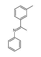 (E)-N-(1-(m-tolyl)ethylidene)aniline结构式